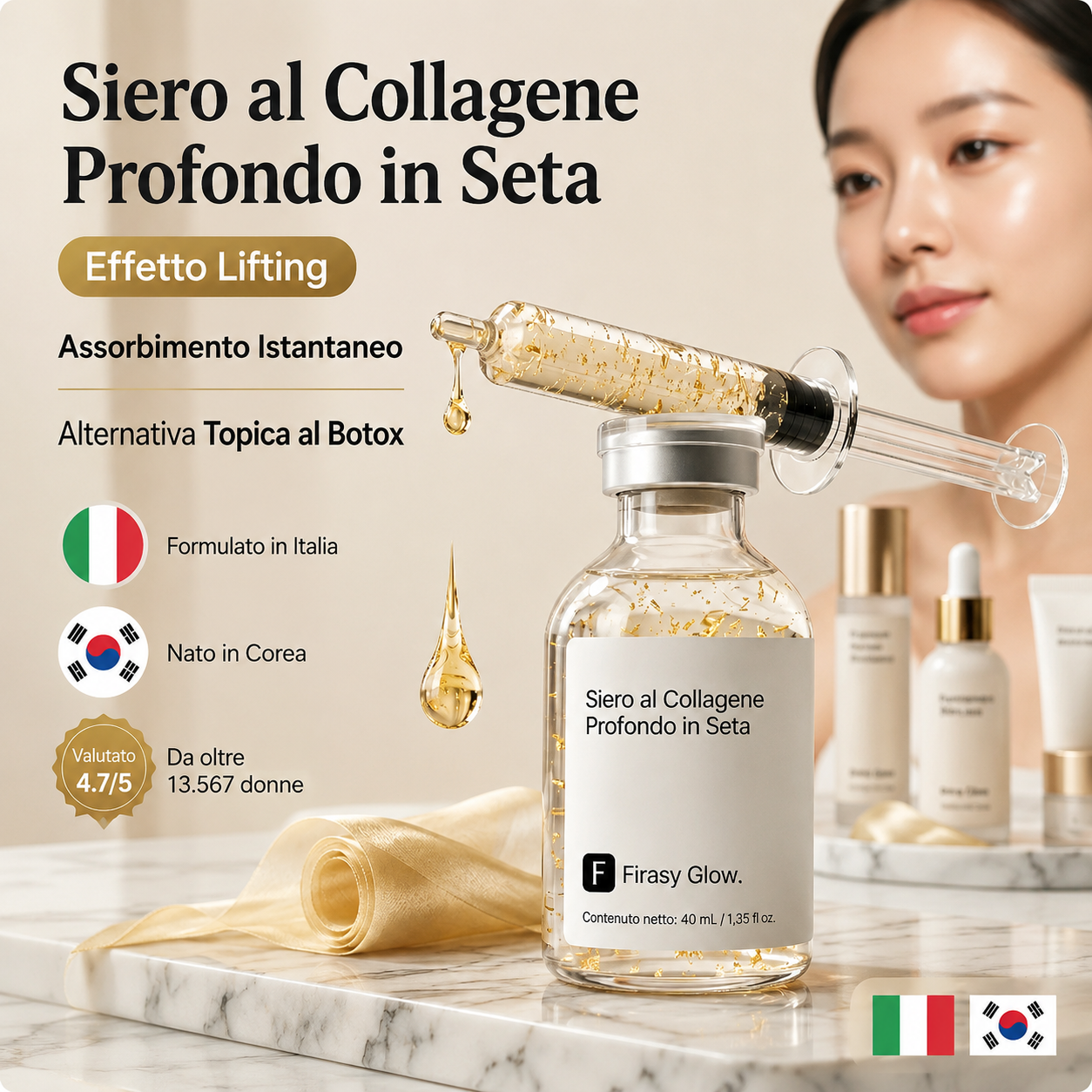 Firasy Paris Glow — Siero Coreano al Collagene
